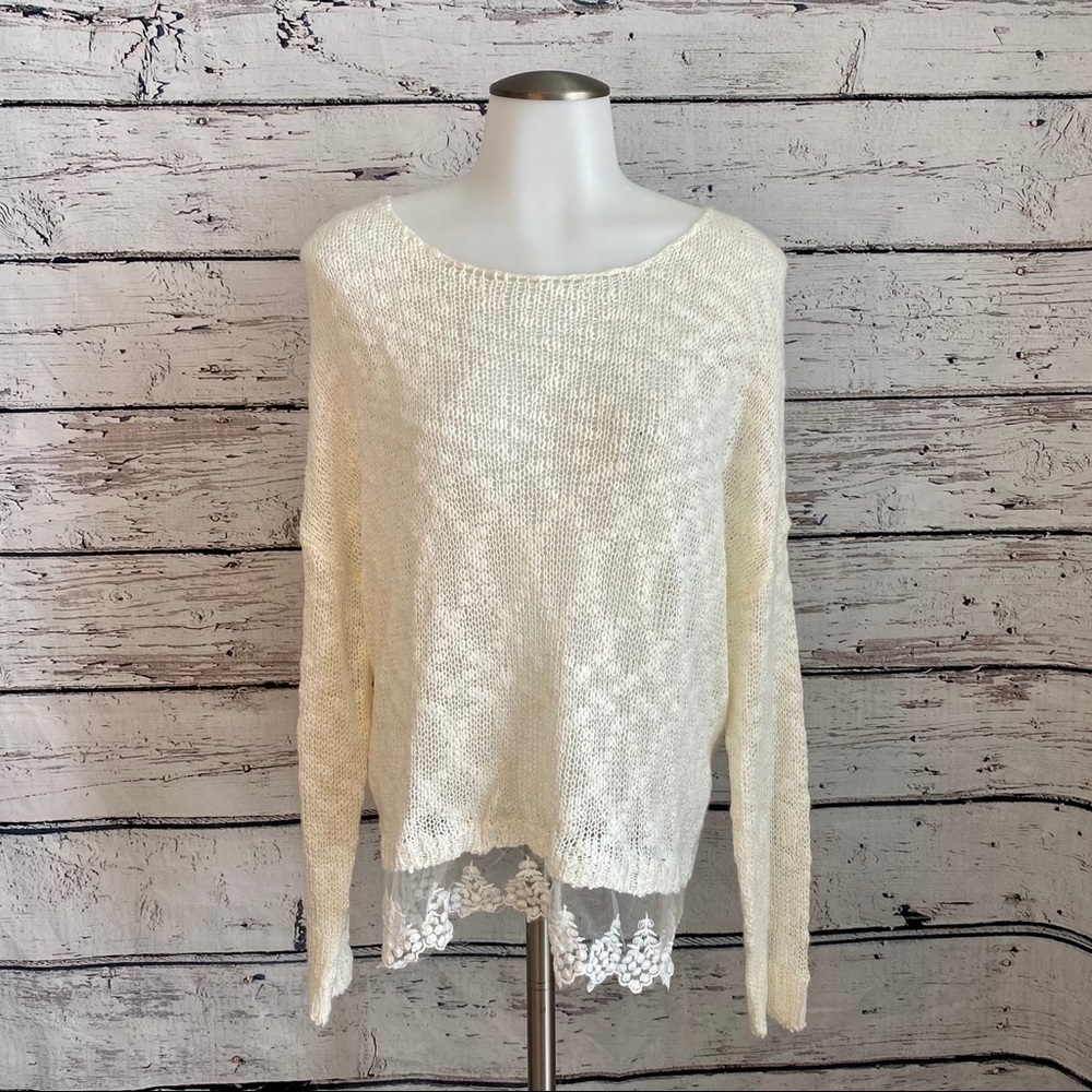 Altar’d State lace trimmed sweater